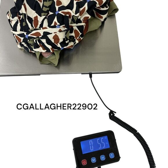 Zara Womens Shorts M Multicolor Floral High Rise Belted Paperbag 8662/160 NWT - Picture 13 of 13